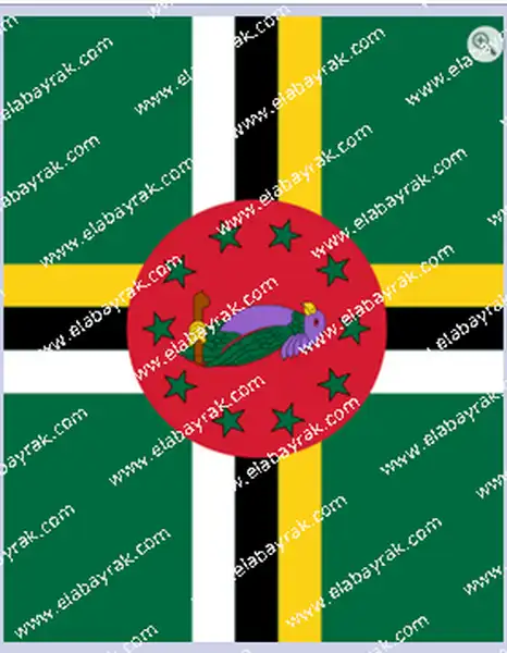 Kaliteli Devlet Bayraklar - Dominika Bayraklar retimi malat Ve Satlar