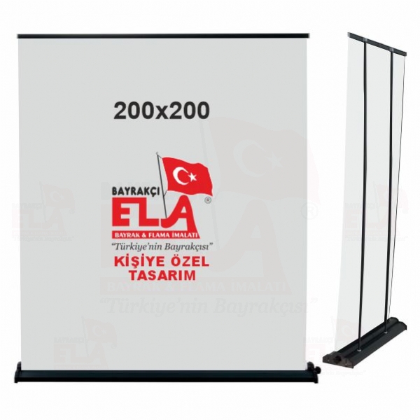 200x200 Roll Up Banner