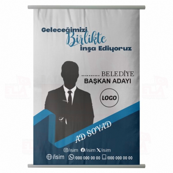 80x120 Branda Vinil Belediye Afii