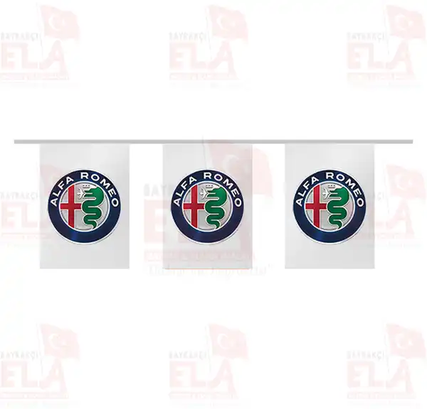 Alfa Romeo pe Dizili Flamalar ve Bayraklar