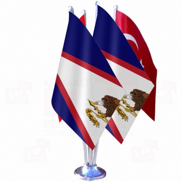 Amerikan Samoas Drtl zel Masa Bayra