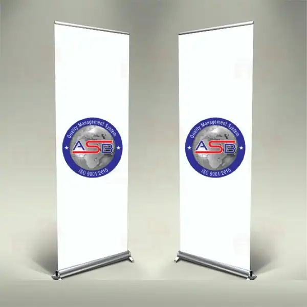 Asb iso 9001 Banner Roll Up