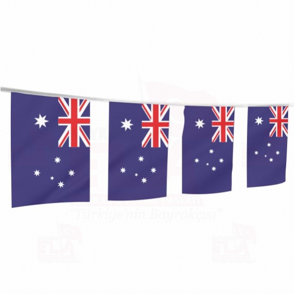 Avustralya pe Dizili Flamalar ve Bayraklar