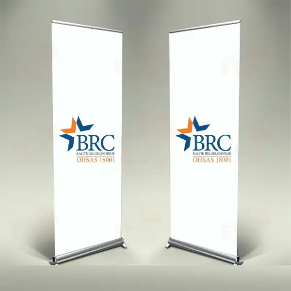 BRC Kalite Belgelendirme Ohsas 18001 Banner Roll Up