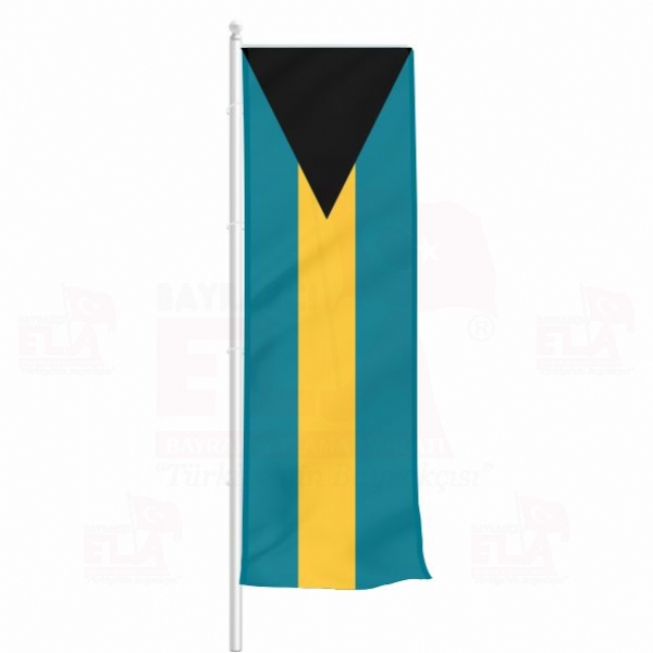 Bahamalar Yatay ekilen Flamalar ve Bayraklar