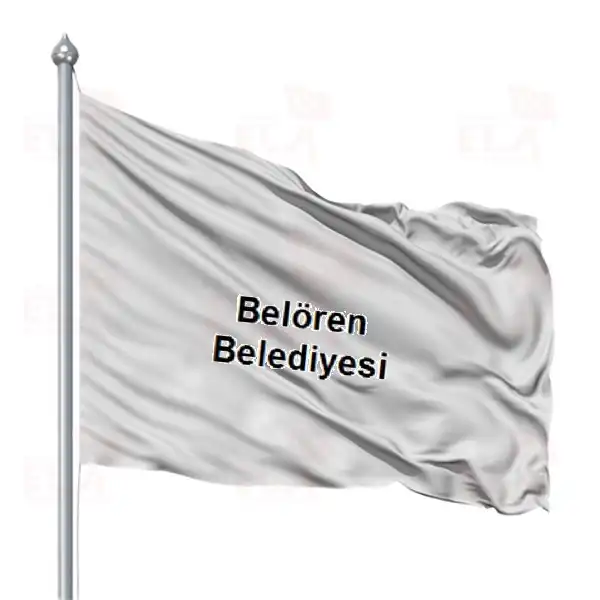 Belren Belediyesi Gnder Flamas ve Bayraklar