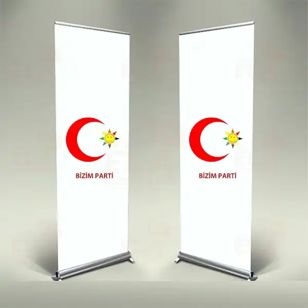 Bizim Parti Banner Roll Up