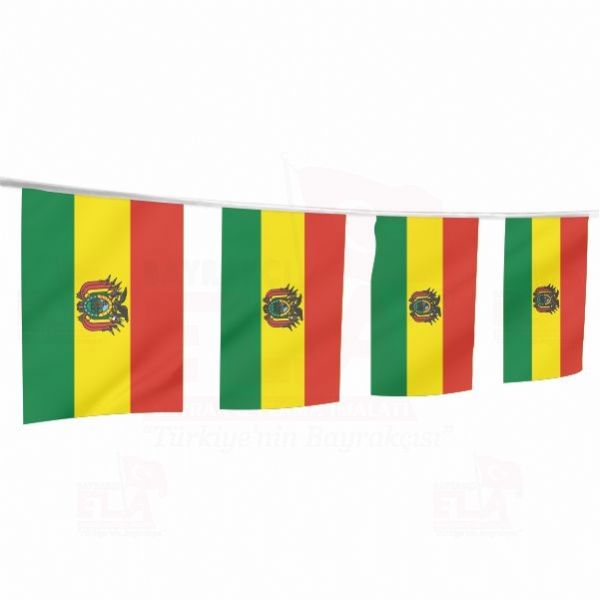 Bolivya pe Dizili Flamalar ve Bayraklar