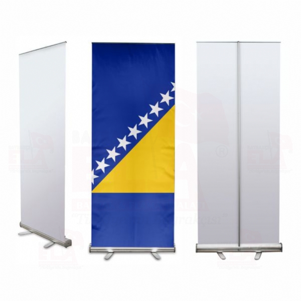 Bosna Hersek Banner Roll Up