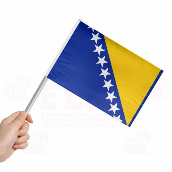 Bosnia Herzegovina Sopal Bayrak ve Flamalar