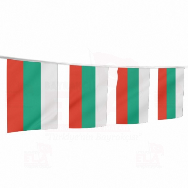 Bulgaristan pe Dizili Flamalar ve Bayraklar