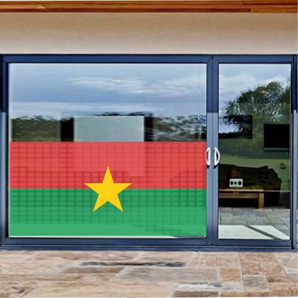Burkina Faso Cam Sticker Etiket Burkina Faso Cam Yapkan Burkina Faso Cam Yazs