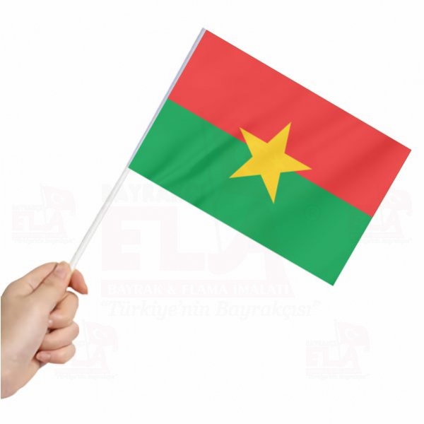 Burkina Faso Sopal Bayrak ve Flamalar