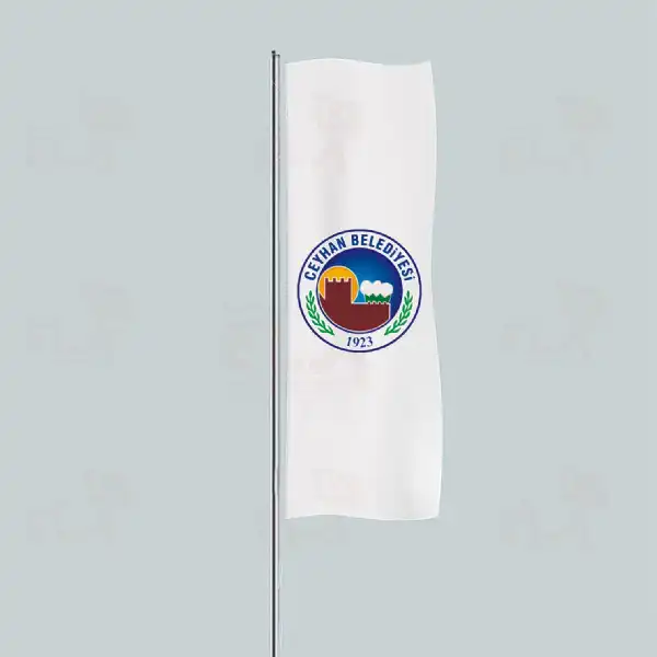 Ceyhan Belediyesi Yatay ekilen Flamalar ve Bayraklar