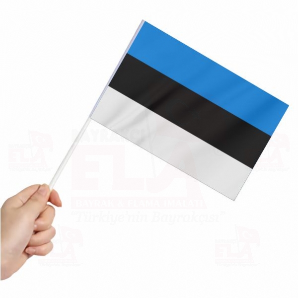 Estonya Sopal Bayrak ve Flamalar