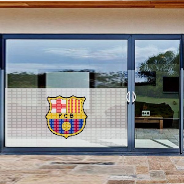 FC Barcelona Cam Sticker Etiket FC Barcelona Cam Yapkan FC Barcelona Cam Yazs