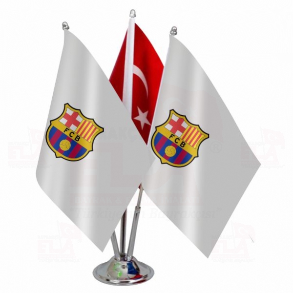 FC Barcelona Logolu l Masa Bayra