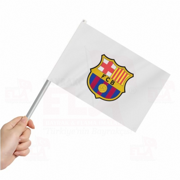 FC Barcelona Sopal Bayrak ve Flamalar