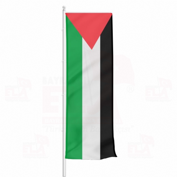 Filistin Yatay ekilen Flamalar ve Bayraklar