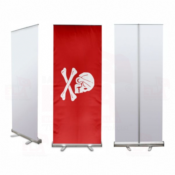 Flag of Henry Every red Banner Roll Up