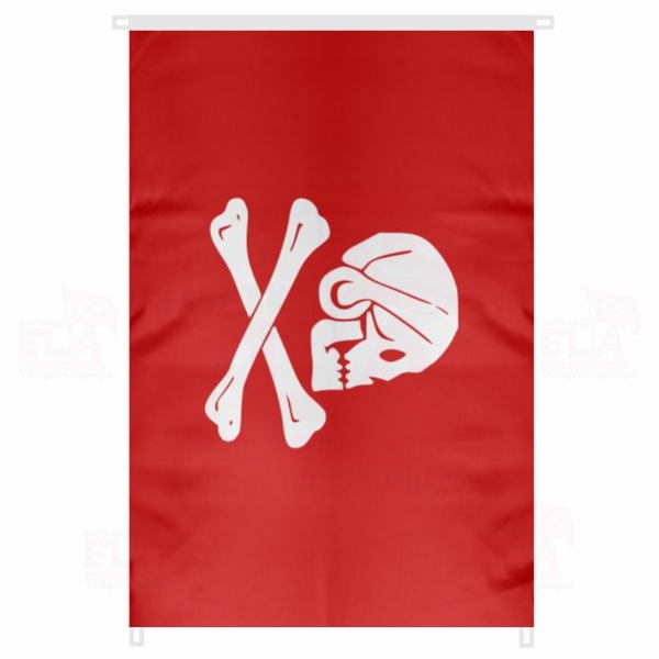 Flag of Henry Every red Bina Boyu Bayraklar