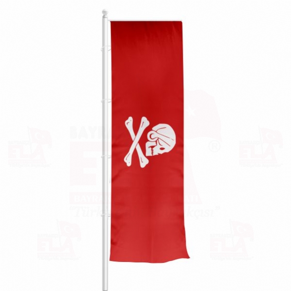 Flag of Henry Every red Yatay ekilen Flamalar ve Bayraklar