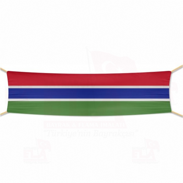 Gambiya Afi ve Pankartlar