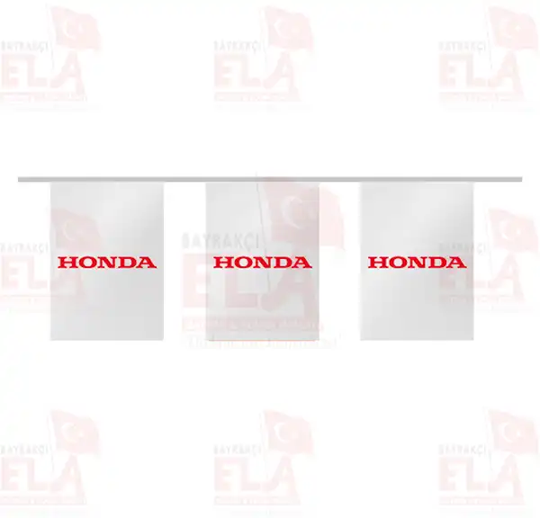 Honda pe Dizili Flamalar ve Bayraklar