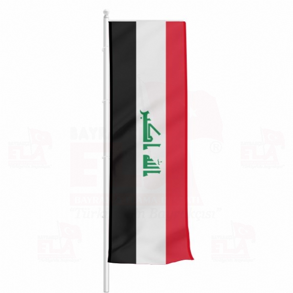 Irak Yatay ekilen Flamalar ve Bayraklar