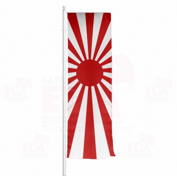 Japon mparatorluu Yatay ekilen Flamalar ve Bayraklar