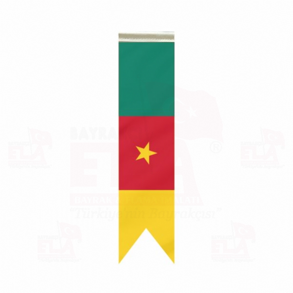 Kamerun zel Logolu Masa Bayra