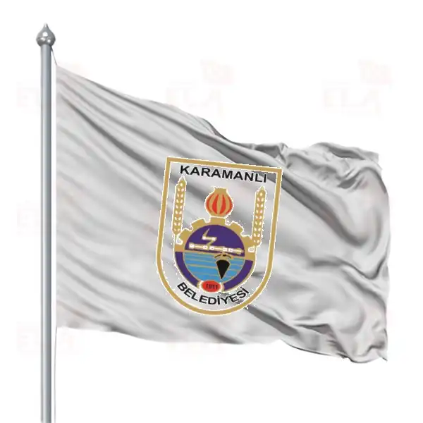 Karamanl Belediyesi Gnder Flamas ve Bayraklar
