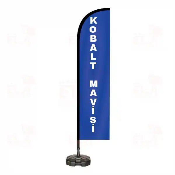Kobalt Mavisi Reklam Bayraklar