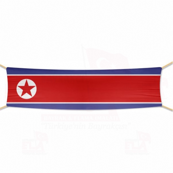 Kuzey Kore Afi ve Pankartlar