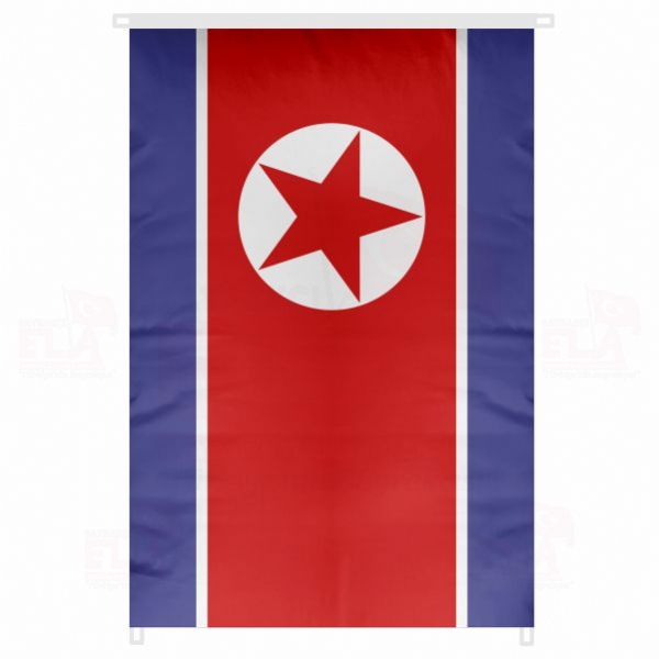 Kuzey Kore Bina Boyu Bayraklar