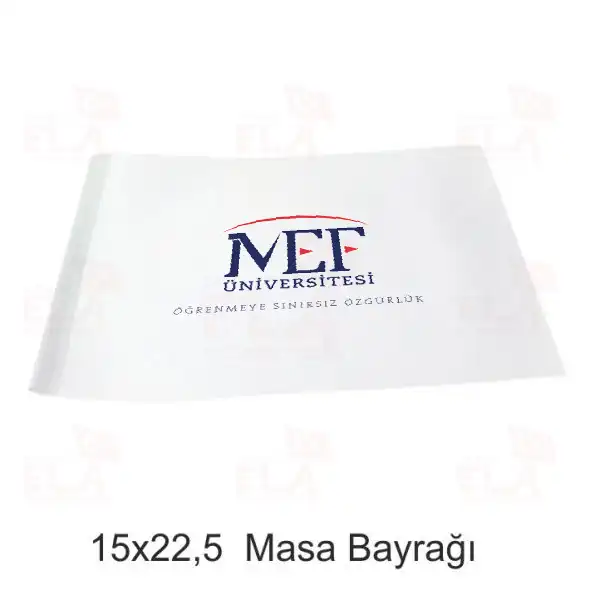 MEF niversitesi Masa Bayra