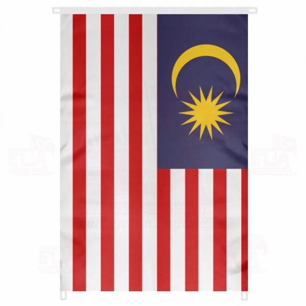 Malezya Bina Boyu Bayraklar