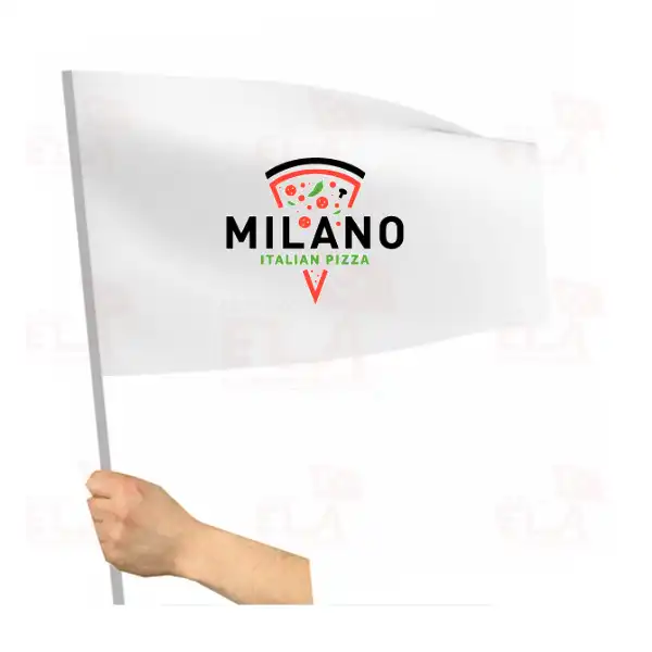 Milano Pizza Sopal Bayrak ve Flamalar