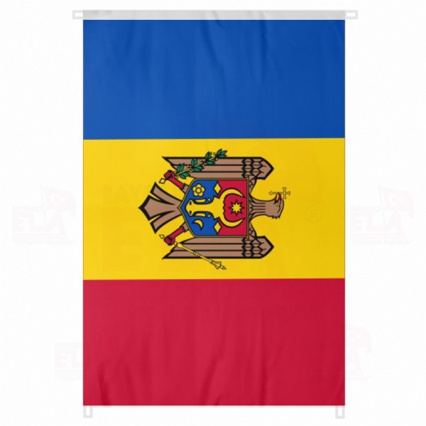 Moldova Bina Boyu Bayraklar