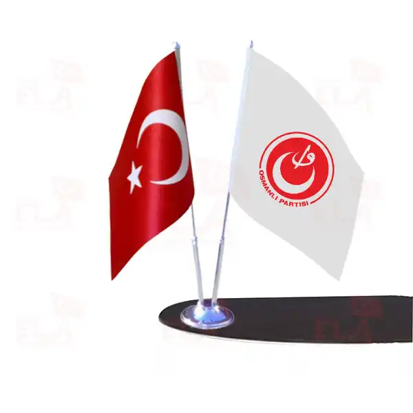 Osmanl Partisi 2 li Masa Bayra