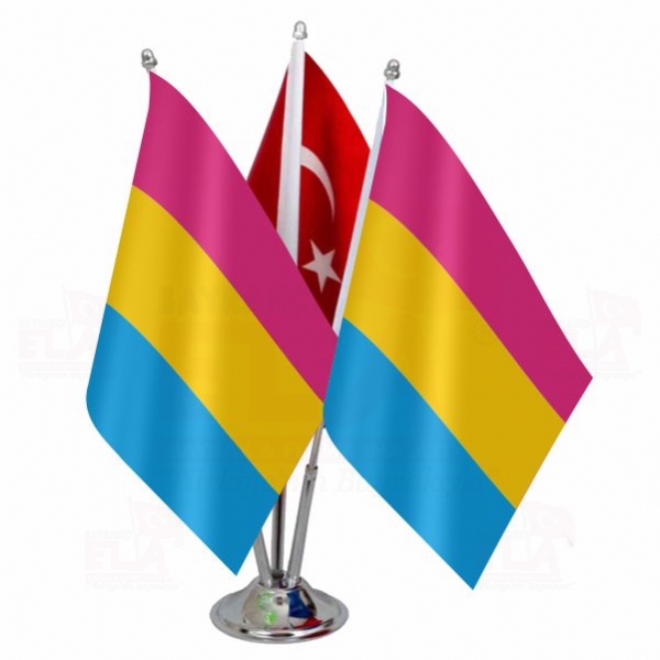 Pansexuality Pride Logolu l Masa Bayra