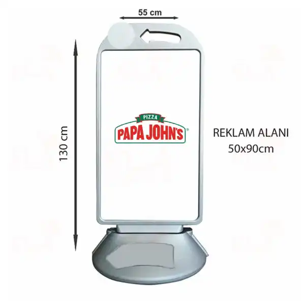Papa Johns Pizza Kaldrm Park Byk Boy Reklam Dubas