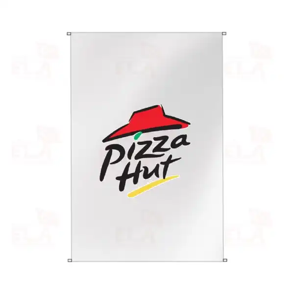 Pizza Hut Bina Boyu Bayraklar