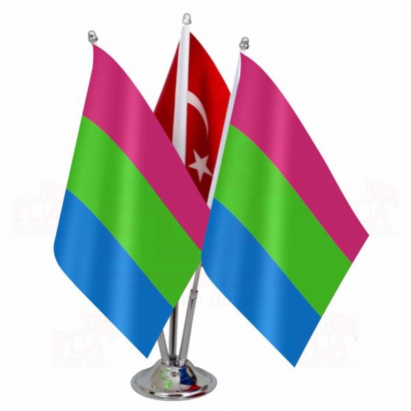 Polysexuality Pride Logolu l Masa Bayra
