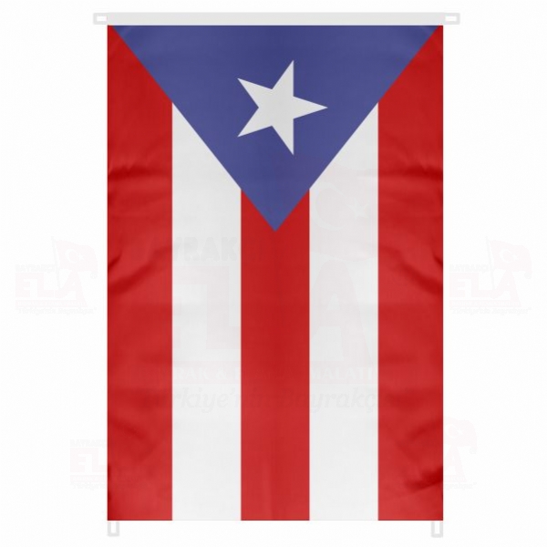 Porto Riko Bina Boyu Bayraklar