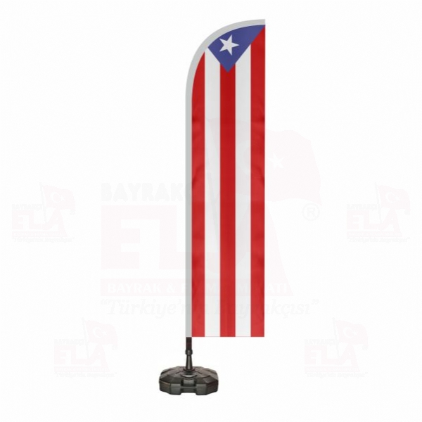 Porto Riko Plaj Bayra ve Yelken Bayra