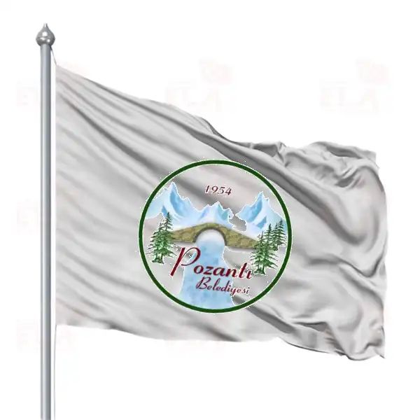 Pozant Belediyesi Gnder Flamas ve Bayraklar