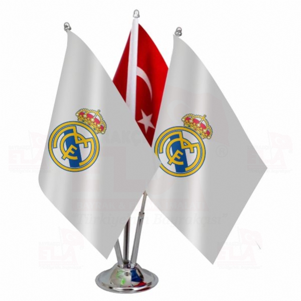 Real Madrid CF Logolu l Masa Bayra