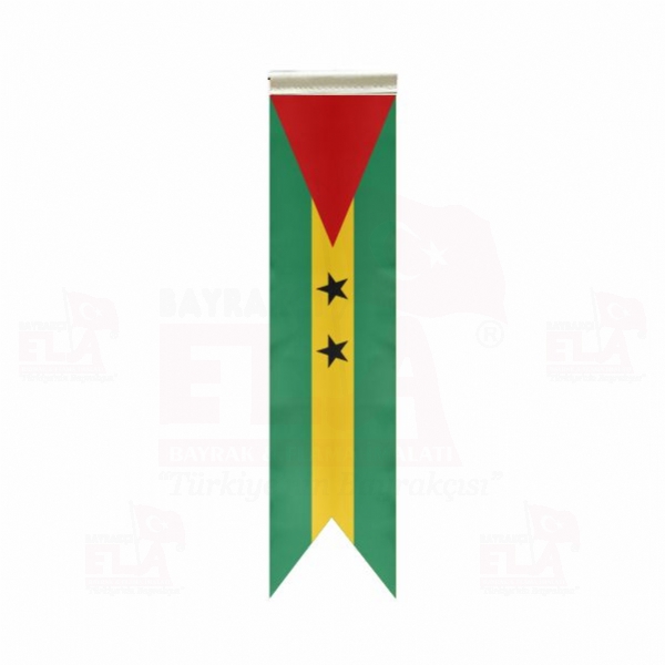 Sao Tome ve Principe zel Logolu Masa Bayra