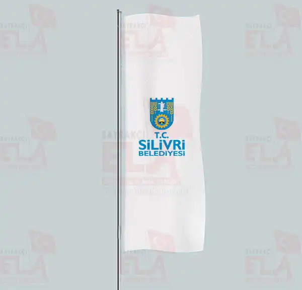 Silivri Belediyesi Yatay ekilen Flamalar ve Bayraklar